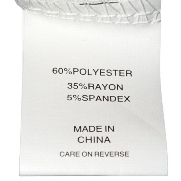 New York & Co Blouse Short-Sleeve Cold Shoulder Tie Knot Women's XXL Shirt - Picture 7 of 11